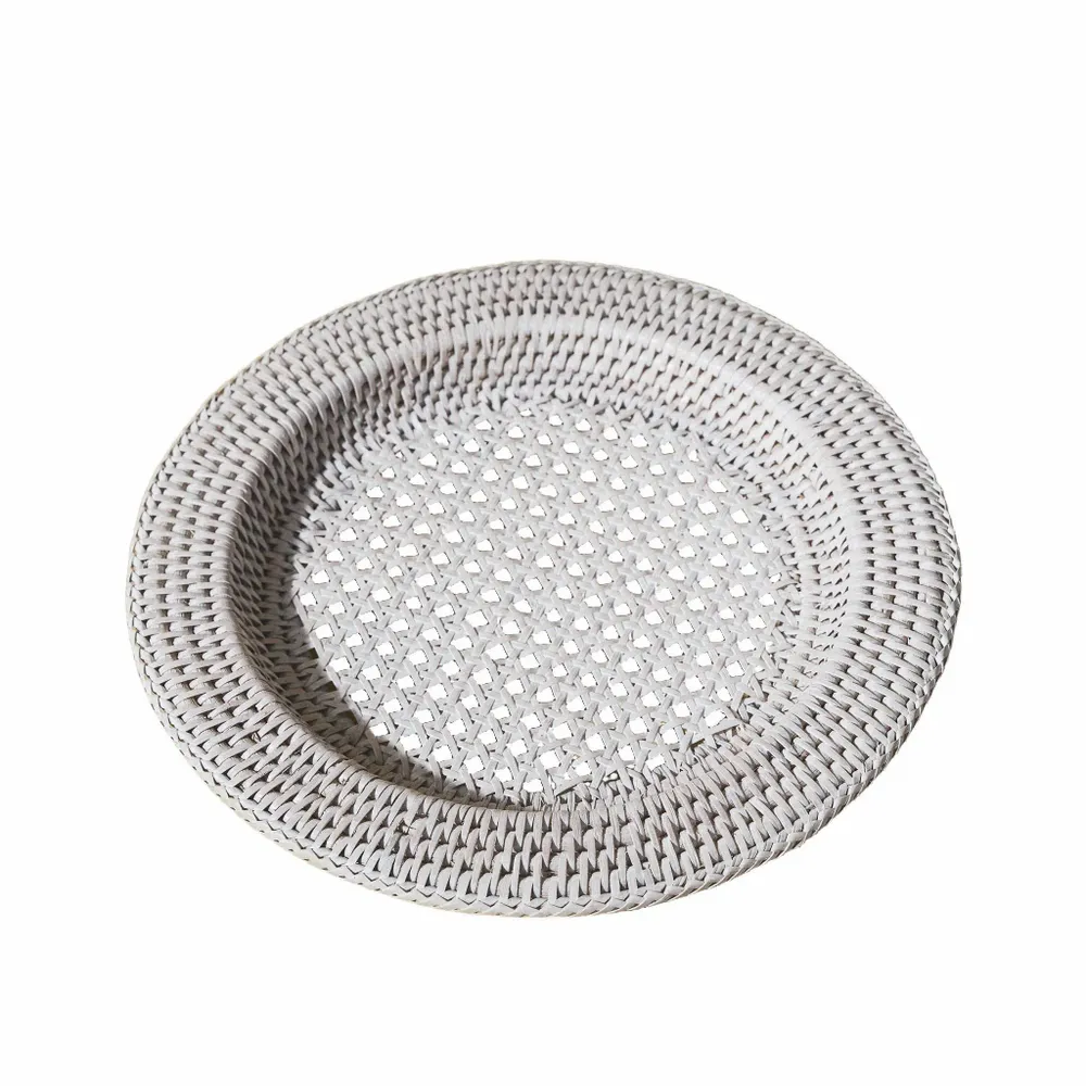 Everyday plates - Vintage Rattan Placemat - KING ZOO