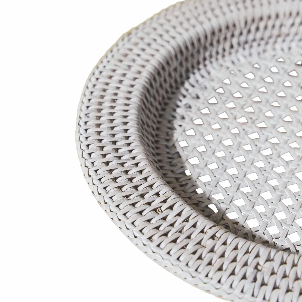 Everyday plates - Vintage Rattan Placemat - KING ZOO