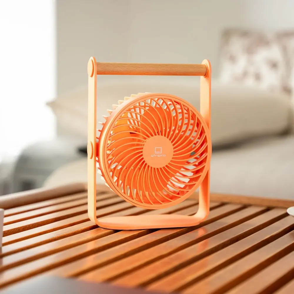 Design objects - Lyra Portable Fan Burnt Peach - GINGKO DESIGN