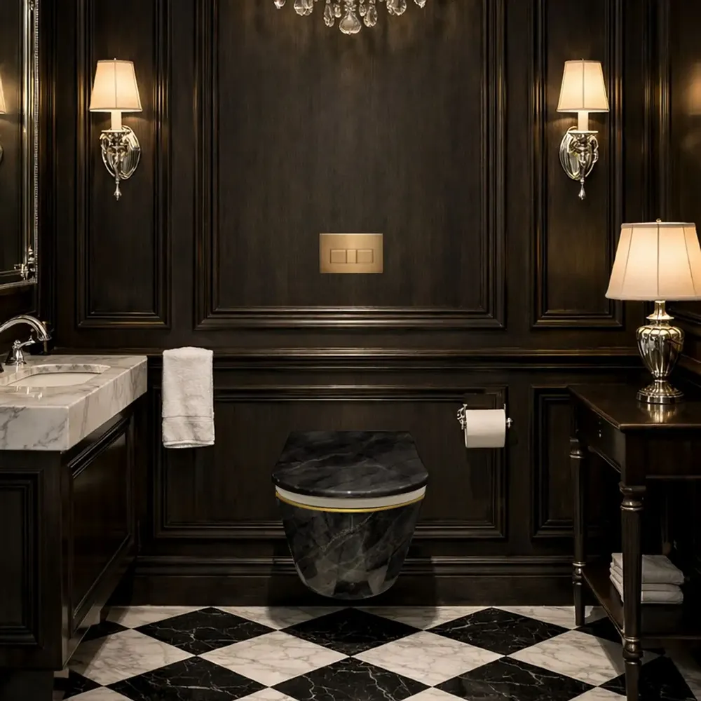Objets de décoration - Marbre Emotion Royale Series (M07) – Toilet - ARTOLETTA® MAISON COLLECTION