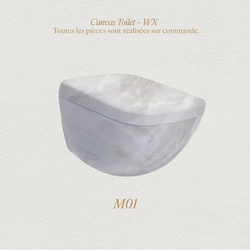 WC - Marbre Emotion Royale Series (M01) – Toilet - ARTOLETTA® MAISON COLLECTION