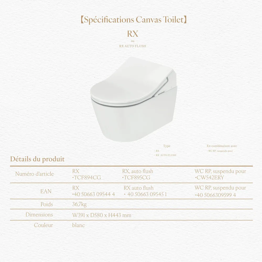 Objets de décoration - Marbre Emotion Blanc Series (M35) – Toilet - ARTOLETTA® MAISON COLLECTION