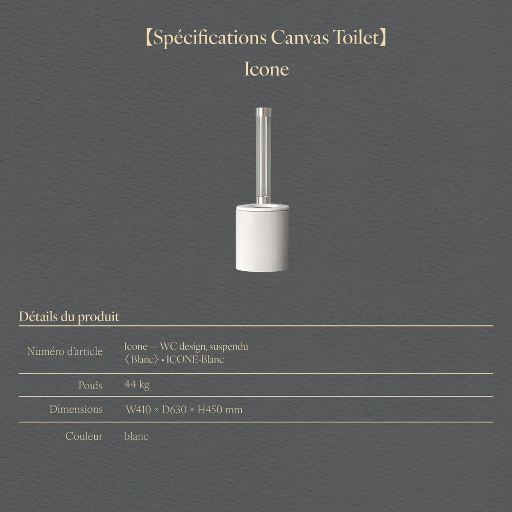 Objets design - Marbre Emotion Noir Series (M56) – Toilet - ARTOLETTA® MAISON COLLECTION