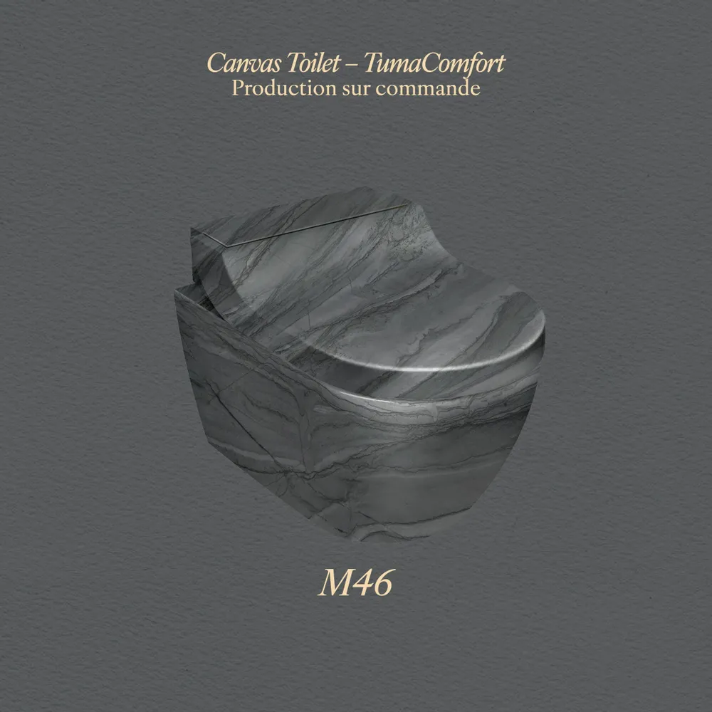 WC - Marbre Emotion Noir Series (M46) – Toilet - ARTOLETTA® MAISON COLLECTION