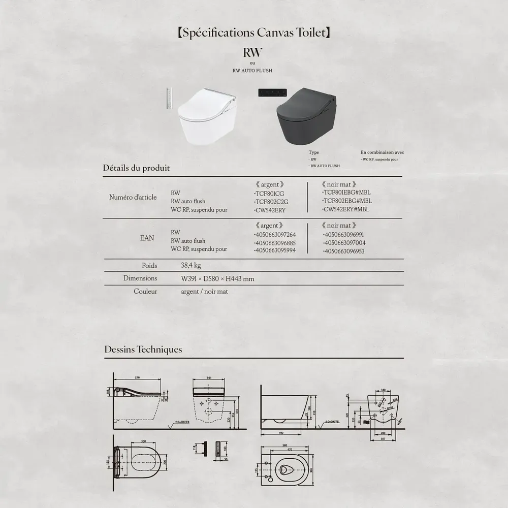 Céramique - Zebra(OT18) – Toilet - ARTOLETTA® MAISON COLLECTION