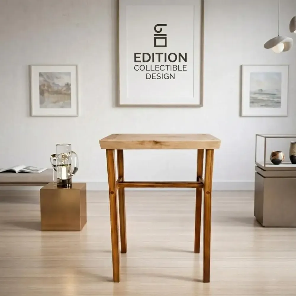 Consoles - Table de chevet à collectionner fabriquée à la main : MOINS C'EST PLUS - GIUSEPPE DEEPAK BENTI