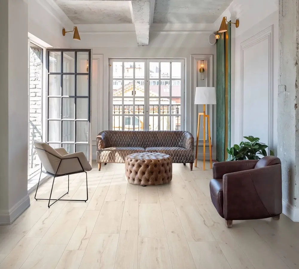 Revêtements sols intérieurs - Grès Cérame Effet Bois Contemporain Blanc 20x120 - LGGP-0004 (Ceramishop.fr) - CERAMISHOP