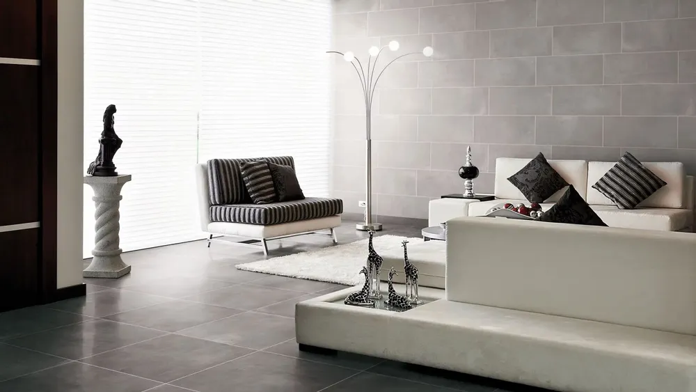 Outdoor floor coverings - 20mm R11 Outdoor Porcelain Stoneware, Scraped Concrete Effect, Anthracite, 60x60cm - CEGP-2021 (Ceramishop.fr) - CERAMISHOP