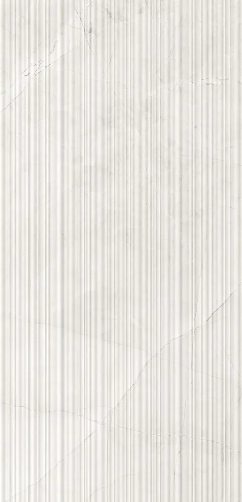 Revêtements sols intérieurs - Revêtement En Grès Cérame Effet Marbre Naturel Gris Clair Rainuré Rt 60X120 - EAFP1541 (Ceramishop.fr) - CERAMISHOP