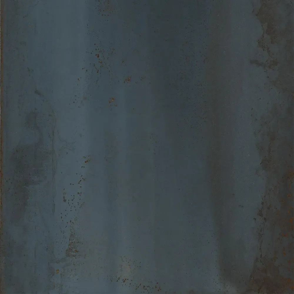 Revêtements sols intérieurs - Grès Cérame Effet Métal Oxydé Bleu 60X60 - EOVM630 (Ceramishop.fr) - CERAMISHOP