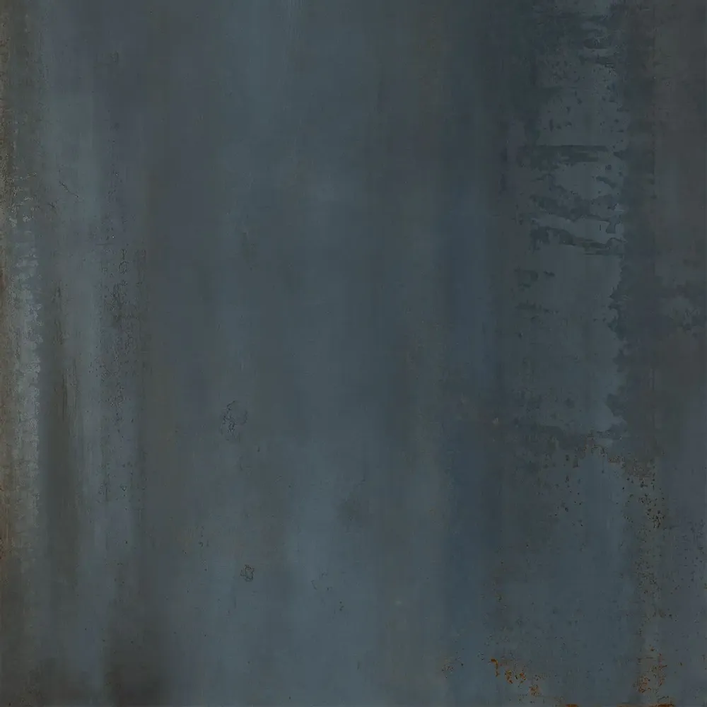 Revêtements sols intérieurs - Grès Cérame Effet Métal Oxydé Bleu 60X60 - EOVM630 (Ceramishop.fr) - CERAMISHOP