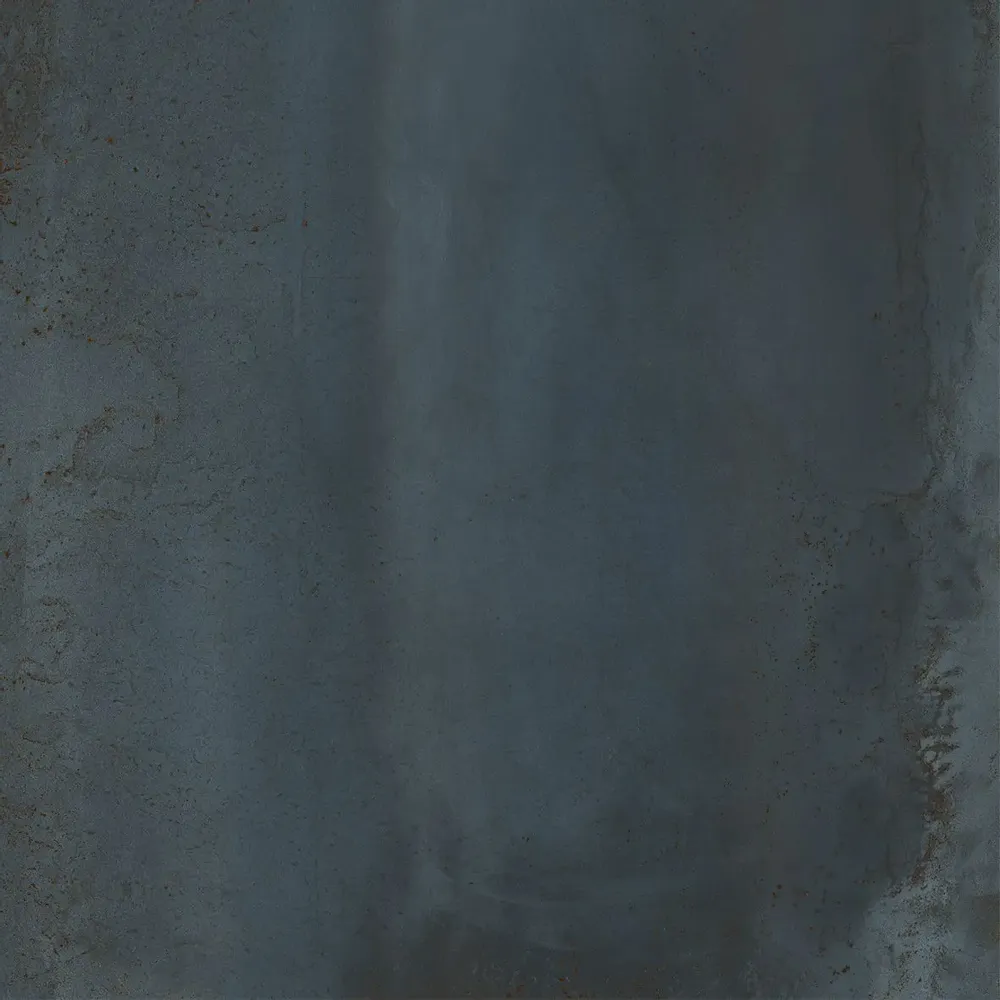 Revêtements sols intérieurs - Grès Cérame Effet Métal Oxydé Bleu 60X60 - EOVM630 (Ceramishop.fr) - CERAMISHOP