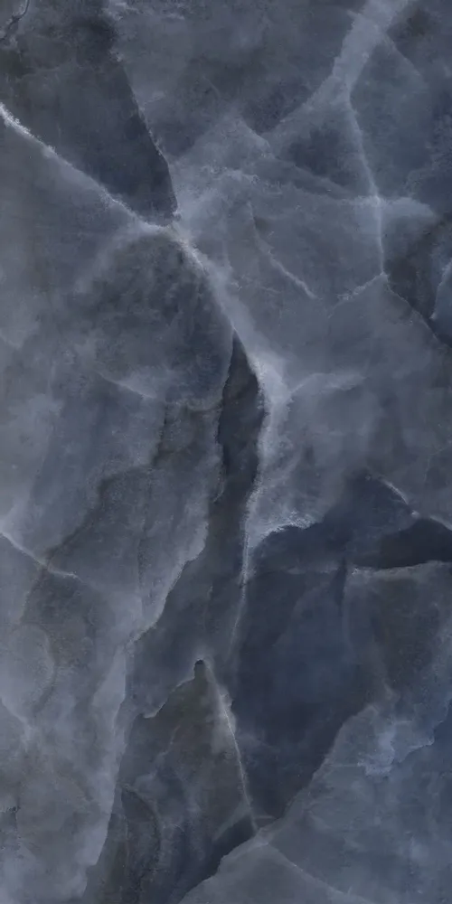 Indoor floor coverings - Glossy Blue Onyx Marble Effect Porcelain Stoneware 60X120 - EOXB131 (Ceramishop.fr) - CERAMISHOP