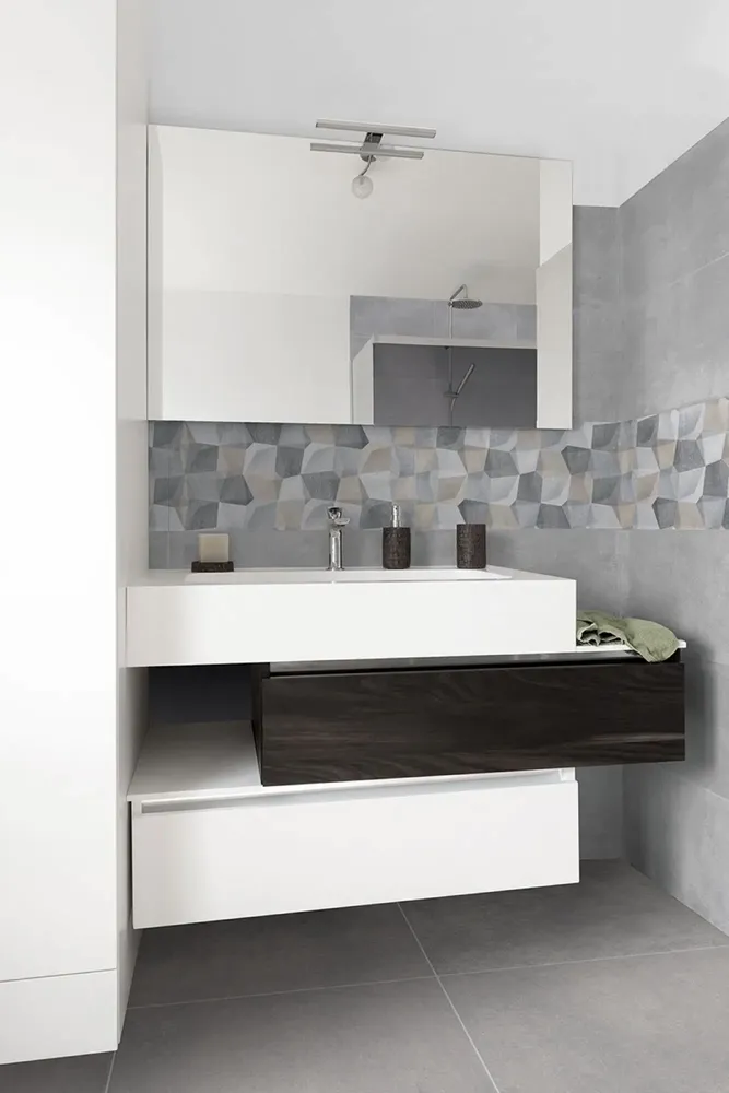 Revêtements sols intérieurs - Grès Cérame Effet Résine Gris Foncé 60X60 - ELGY472 (Ceramishop.fr) - CERAMISHOP