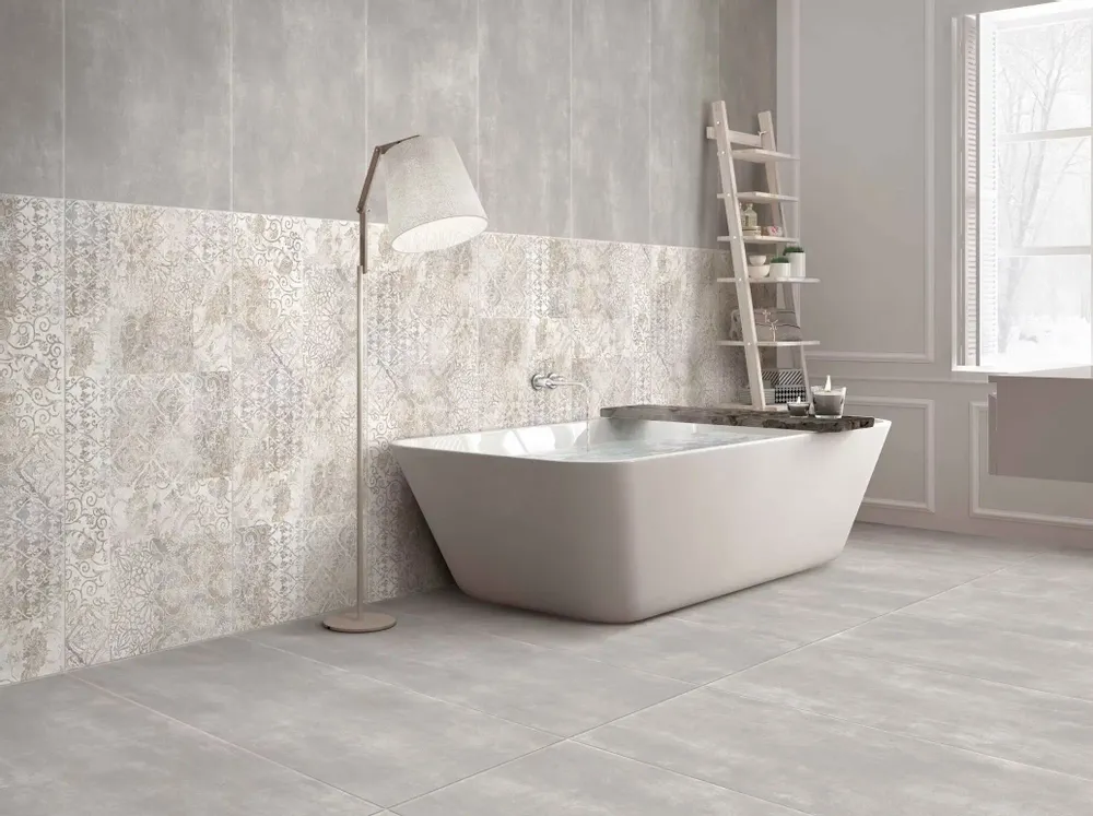 Revêtements sols intérieurs - Grès Cérame Effet Béton Urban Chic Gris Perle 60x60 - CEGP-0007 (Ceramishop.fr) - CERAMISHOP