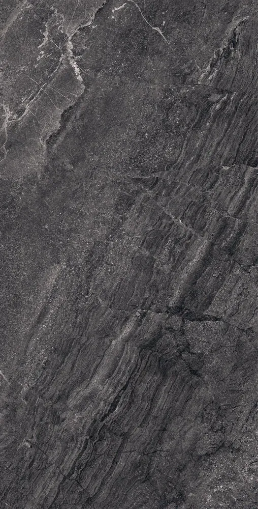 Revêtements sols intérieurs - Grès Cérame Effet Pierre de Jérusalem Anthracite Mat 60X120 - EAAE214 (Ceramishop.fr) - CERAMISHOP