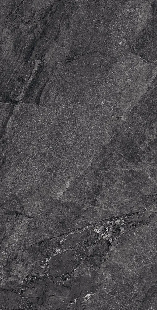 Revêtements sols intérieurs - Grès Cérame Effet Pierre de Jérusalem Anthracite Mat 60X120 - EAAE214 (Ceramishop.fr) - CERAMISHOP