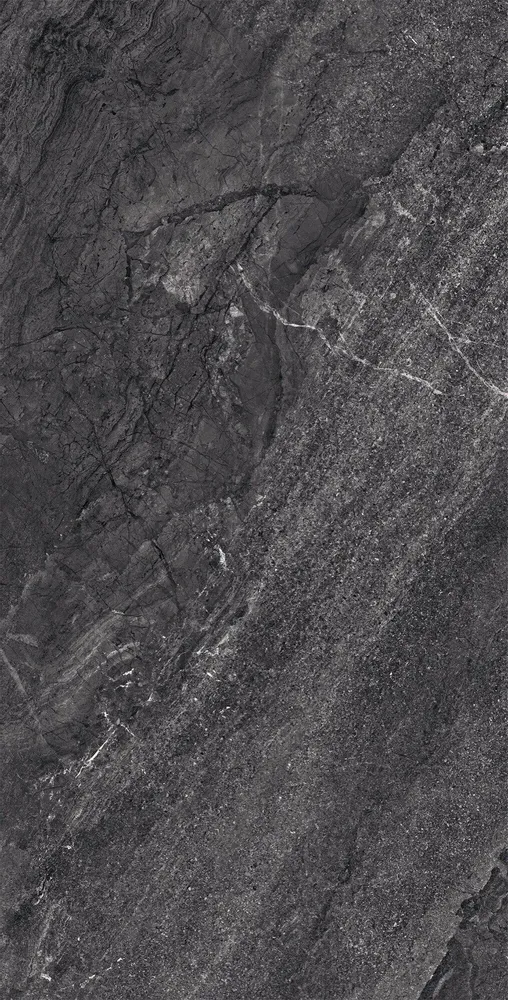 Revêtements sols intérieurs - Grès Cérame Effet Pierre de Jérusalem Anthracite Mat 60X120 - EAAE214 (Ceramishop.fr) - CERAMISHOP