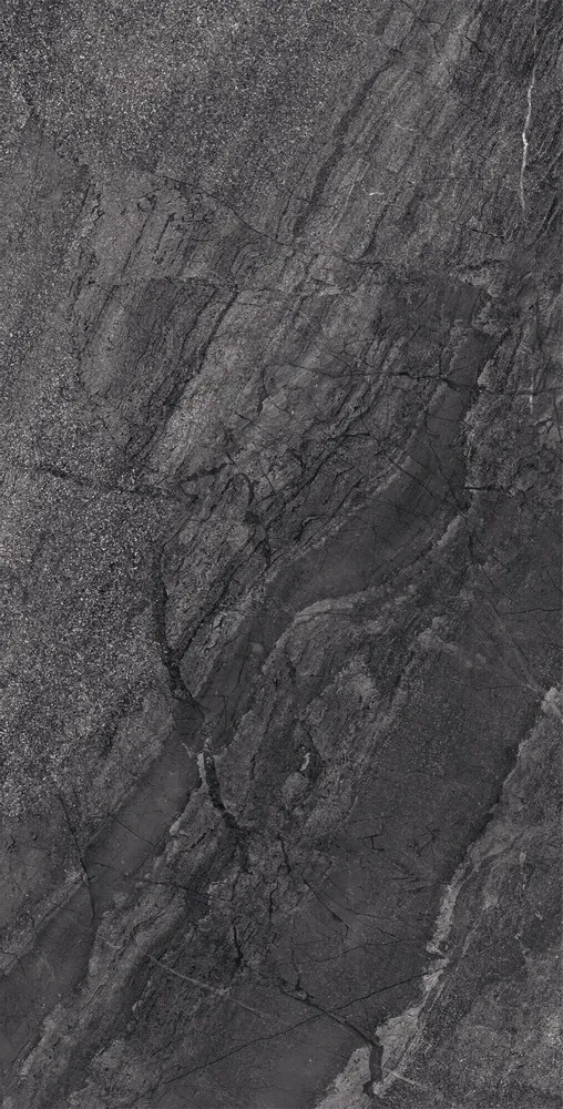 Revêtements sols intérieurs - Grès Cérame Effet Pierre de Jérusalem Anthracite Mat 60X120 - EAAE214 (Ceramishop.fr) - CERAMISHOP