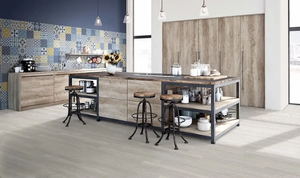 Revêtements sols intérieurs - Grès Cérame Effet Bois Élégant Blanc 20.3x90.6 - LGGP-0001 (Ceramishop.fr) - CERAMISHOP