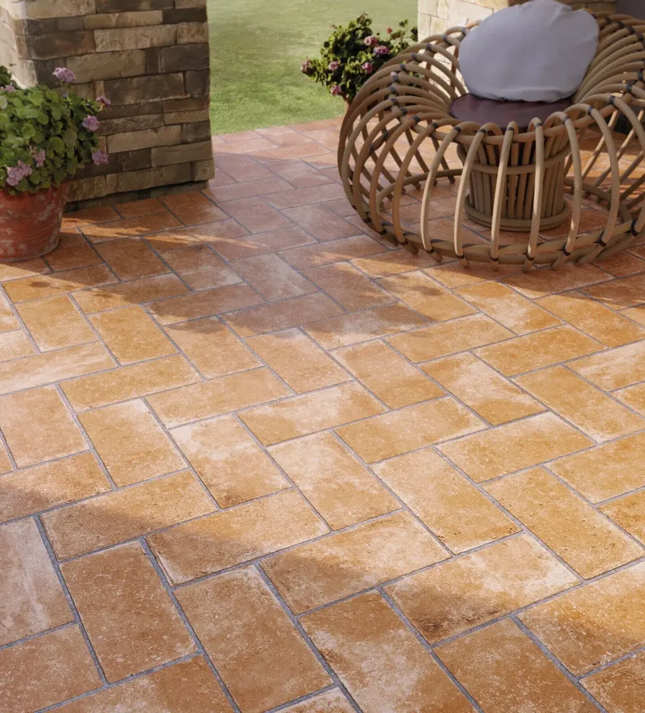 Indoor floor coverings - Natural Brown Cotto Effect Porcelain Stoneware 30X30 - EAAR1462 (Ceramishop.fr) - CERAMISHOP