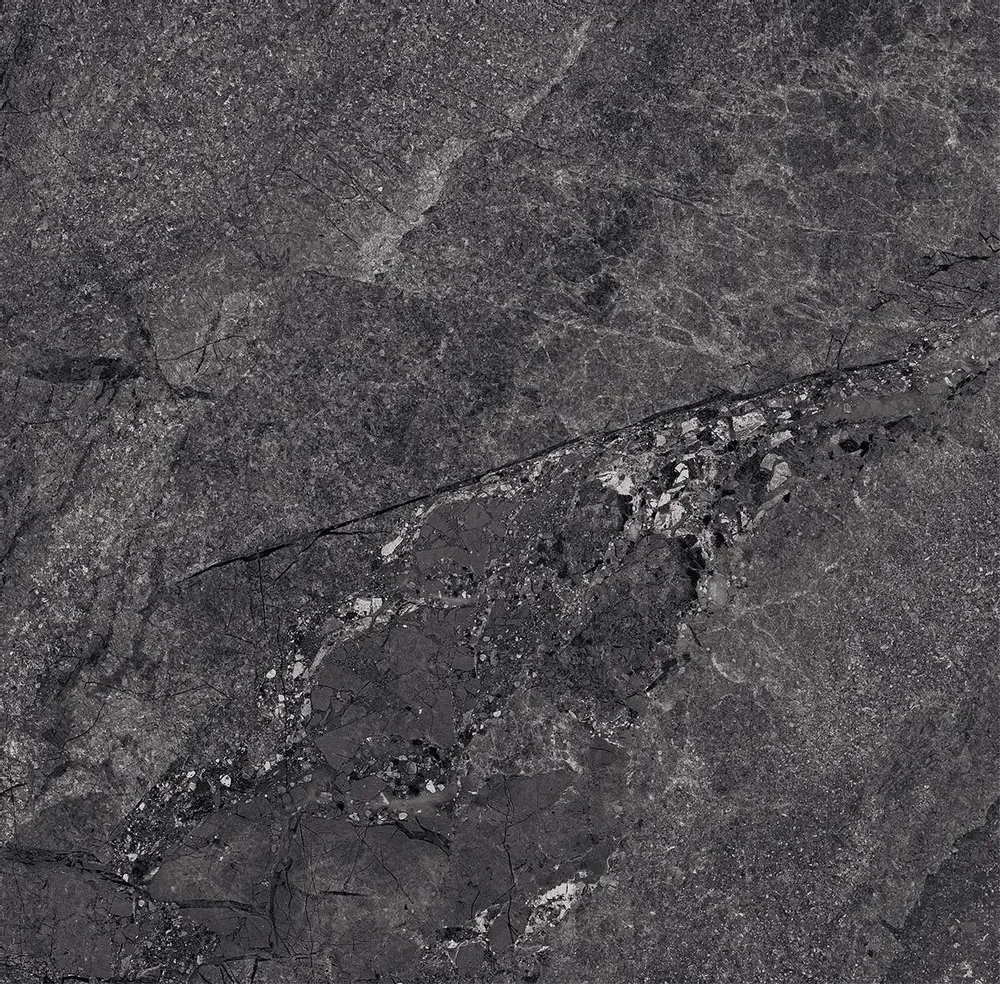 Indoor floor coverings - Porcelain Stoneware with Jerusalem Stone Effect, Anthracite Matte, 60x60 - EAAE969 (Ceramishop.fr) - CERAMISHOP