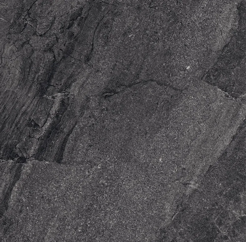 Indoor floor coverings - Porcelain Stoneware with Jerusalem Stone Effect, Anthracite Matte, 60x60 - EAAE969 (Ceramishop.fr) - CERAMISHOP