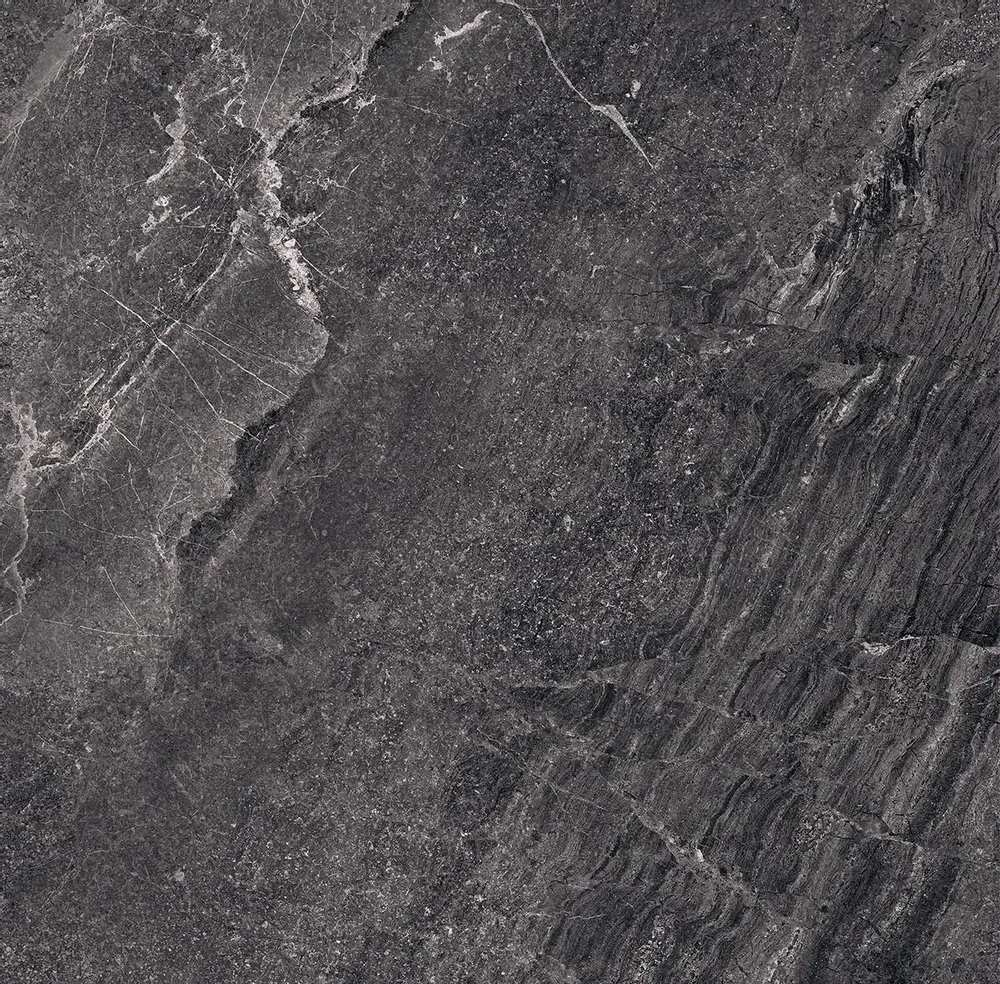 Revêtements sols extérieurs - Grès Cérame Effet Pierre de Jérusalem Anthracite Antidérapant 60X60 - EAAE218 (Ceramishop.fr) - CERAMISHOP