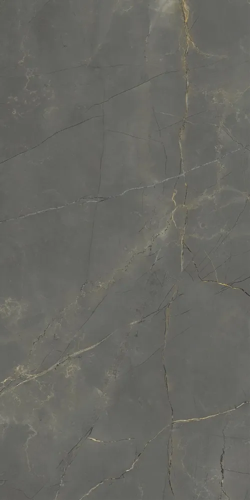 Indoor floor coverings - Matte Black Natural Marble Effect Porcelain Stoneware RT 60X120 - EACL1517 (Ceramishop.fr) - CERAMISHOP