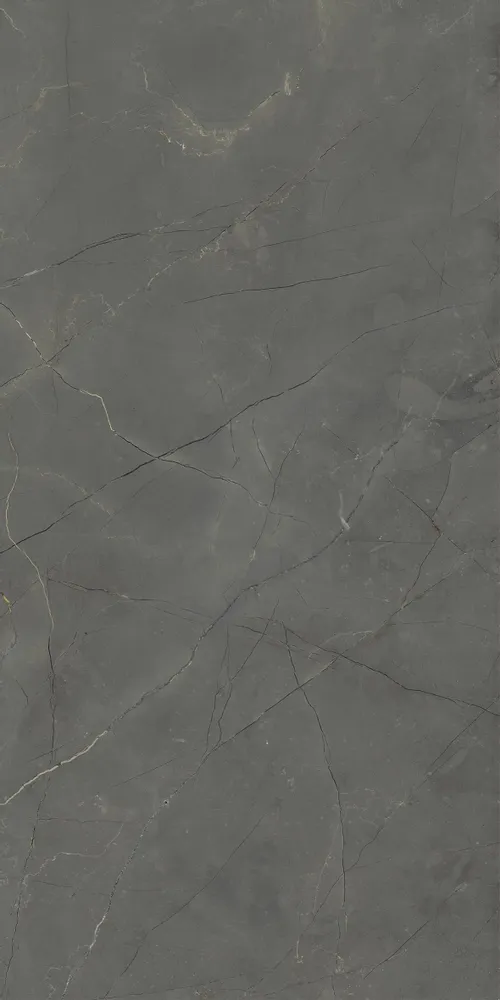 Indoor floor coverings - Matte Black Natural Marble Effect Porcelain Stoneware RT 60X120 - EACL1517 (Ceramishop.fr) - CERAMISHOP