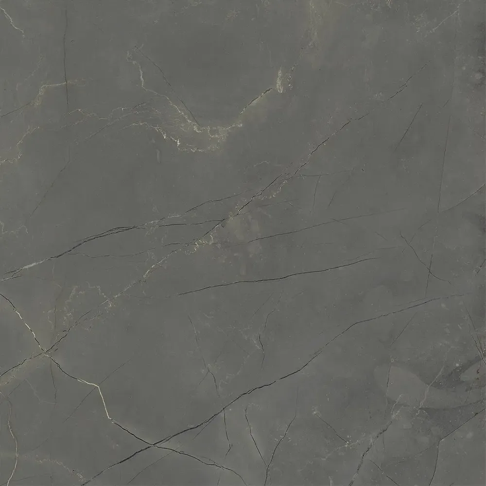 Indoor floor coverings - Matte Black Natural Marble Effect Porcelain Stoneware RT 60X60 - EACL1518 (Ceramishop.fr) - CERAMISHOP