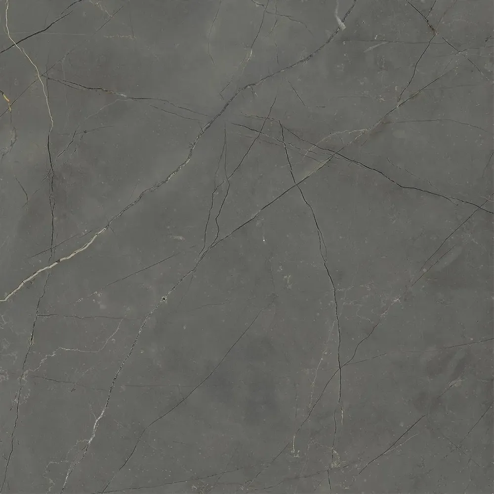 Indoor floor coverings - Matte Black Natural Marble Effect Porcelain Stoneware RT 60X60 - EACL1518 (Ceramishop.fr) - CERAMISHOP