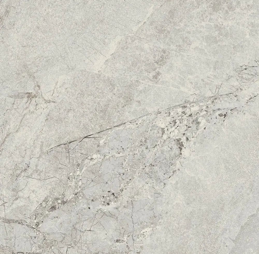Indoor floor coverings - Matte Grey Jerusalem Stone Effect Porcelain Stoneware 60x60 - EAGY967 (Ceramishop.fr) - CERAMISHOP