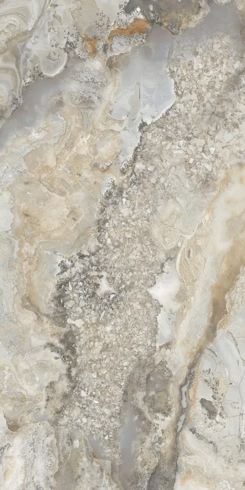 Indoor floor coverings - Glossy Cloudy Marble Effect Porcelain Stoneware 60X120 - EAMC201 (Ceramishop.fr) - CERAMISHOP