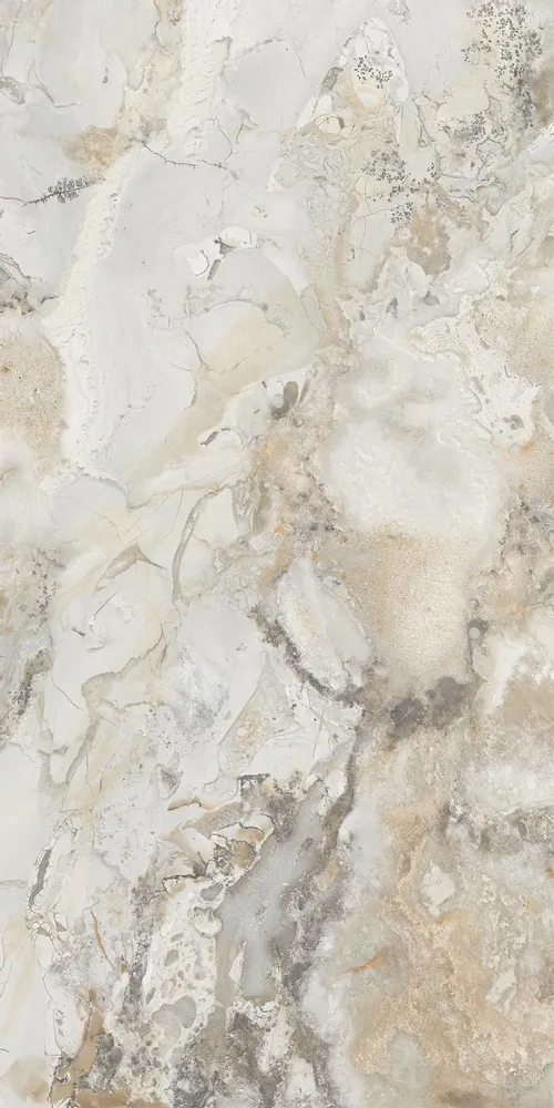 Indoor floor coverings - Glossy Cloudy Marble Effect Porcelain Stoneware 60X120 - EAMC201 (Ceramishop.fr) - CERAMISHOP