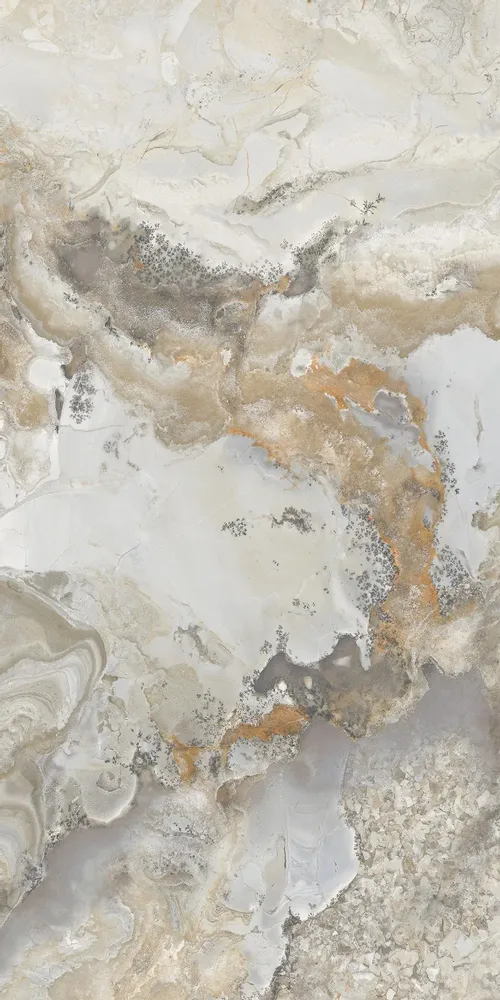 Indoor floor coverings - Matte Cloudy Marble Effect Porcelain Stoneware 60X120 - EAMC202 (Ceramishop.fr) - CERAMISHOP