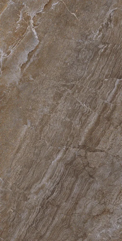 Indoor floor coverings - Porcelain Stoneware with Jerusalem Stone Effect, Matte Brown, 60x120 - EAMR213 (Ceramishop.fr) - CERAMISHOP