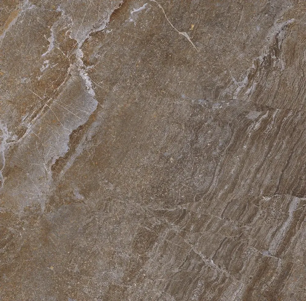 Revêtements sols intérieurs - Grès Cérame Effet Pierre de Jérusalem Marron Mat 60X60 - EAMR968 (Ceramishop.fr) - CERAMISHOP