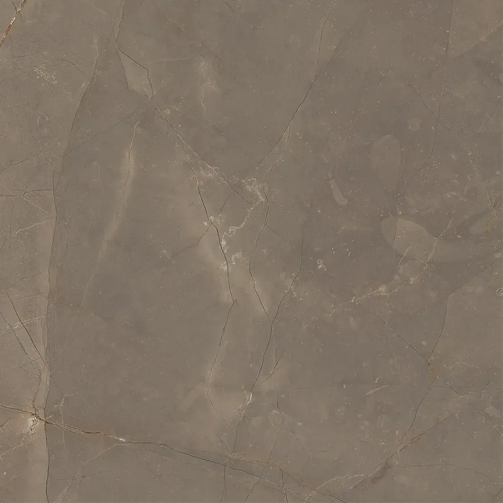 Indoor floor coverings - Natural Marble Effect Matte Brown Porcelain Stoneware Rt 60X60 - EAOD1510 (Ceramishop.fr) - CERAMISHOP
