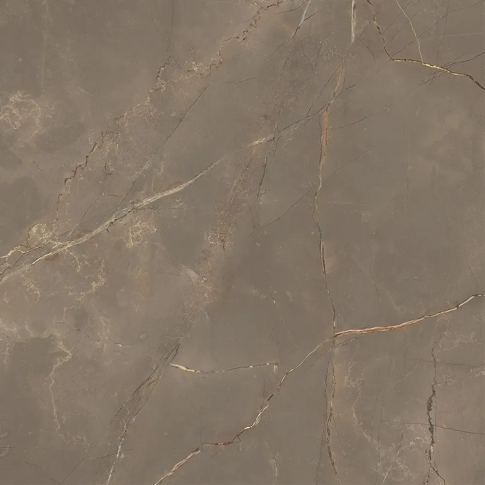 Indoor floor coverings - Natural Marble Effect Matte Brown Porcelain Stoneware Rt 60X60 - EAOD1510 (Ceramishop.fr) - CERAMISHOP