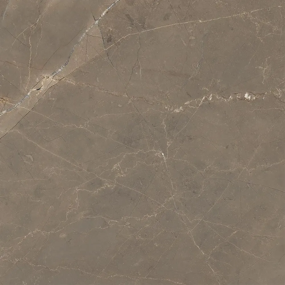 Indoor floor coverings - Natural Marble Effect Matte Brown Porcelain Stoneware Rt 60X60 - EAOD1510 (Ceramishop.fr) - CERAMISHOP