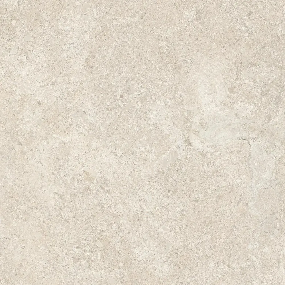 Outdoor floor coverings - Modern Ivory Natural Stone Effect Porcelain Stoneware, Non-Slip, 60x60 cm - EHNE1622 (Ceramishop.fr) - CERAMISHOP