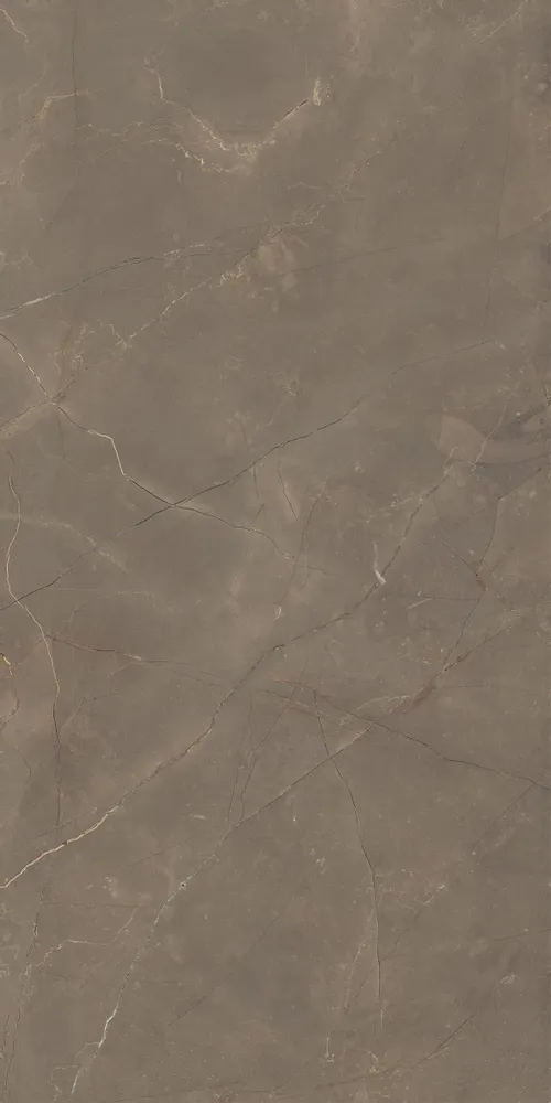 Indoor floor coverings - Glossy Brown Natural Marble Effect Porcelain Stoneware 60X120 - EAOD1525 (Ceramishop.fr) - CERAMISHOP