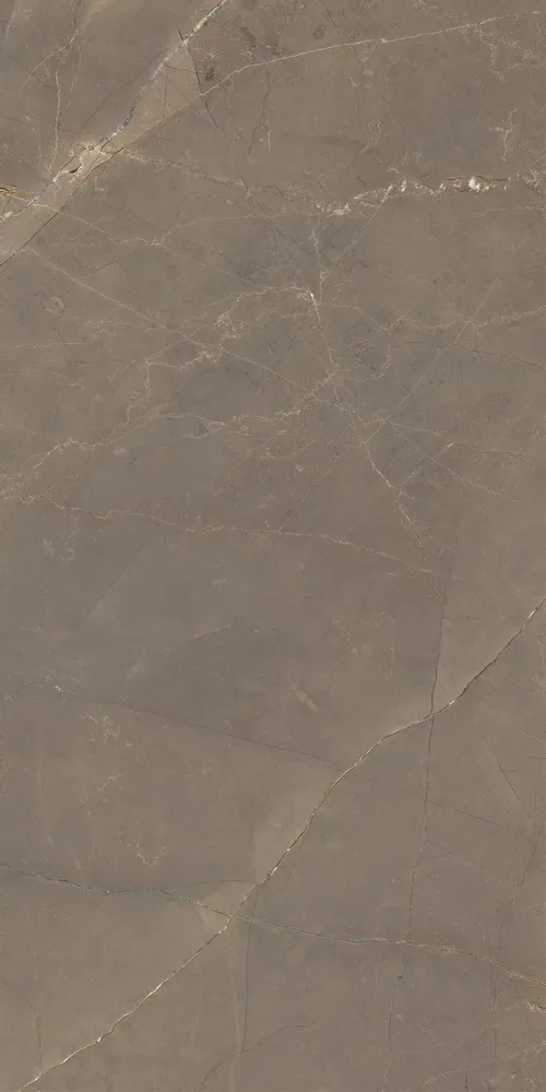 Indoor floor coverings - Glossy Brown Natural Marble Effect Porcelain Stoneware 60X120 - EAOD1525 (Ceramishop.fr) - CERAMISHOP