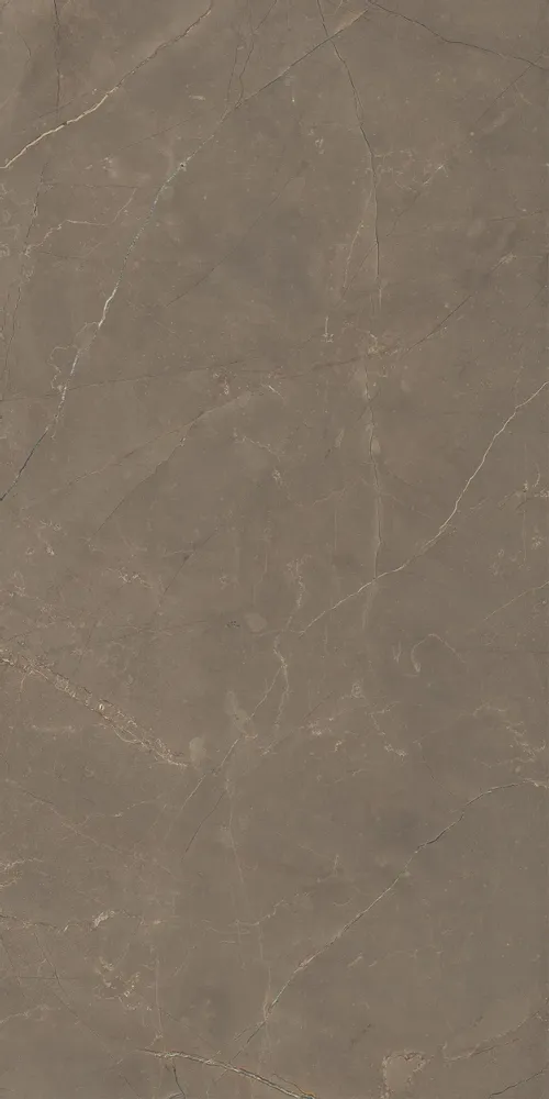 Indoor floor coverings - Glossy Brown Natural Marble Effect Porcelain Stoneware 60X120 - EAOD1525 (Ceramishop.fr) - CERAMISHOP