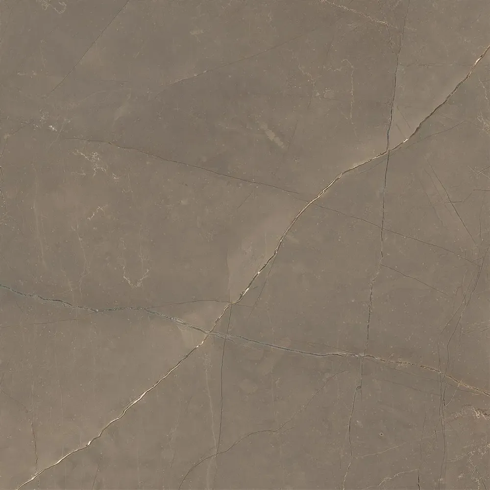 Indoor floor coverings - Glossy Brown Natural Marble Effect Porcelain Stoneware 60x60 - EAOD1526 (Ceramishop.fr) - CERAMISHOP
