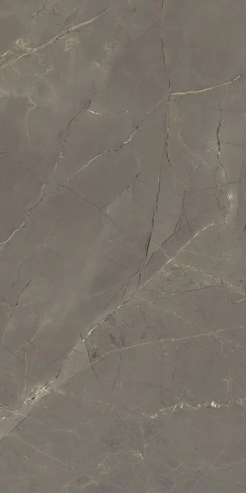 Indoor floor coverings - Dark Grey Glossy Natural Marble Effect Porcelain Stoneware 60X120 - EATN1529 (Ceramishop.fr) - CERAMISHOP