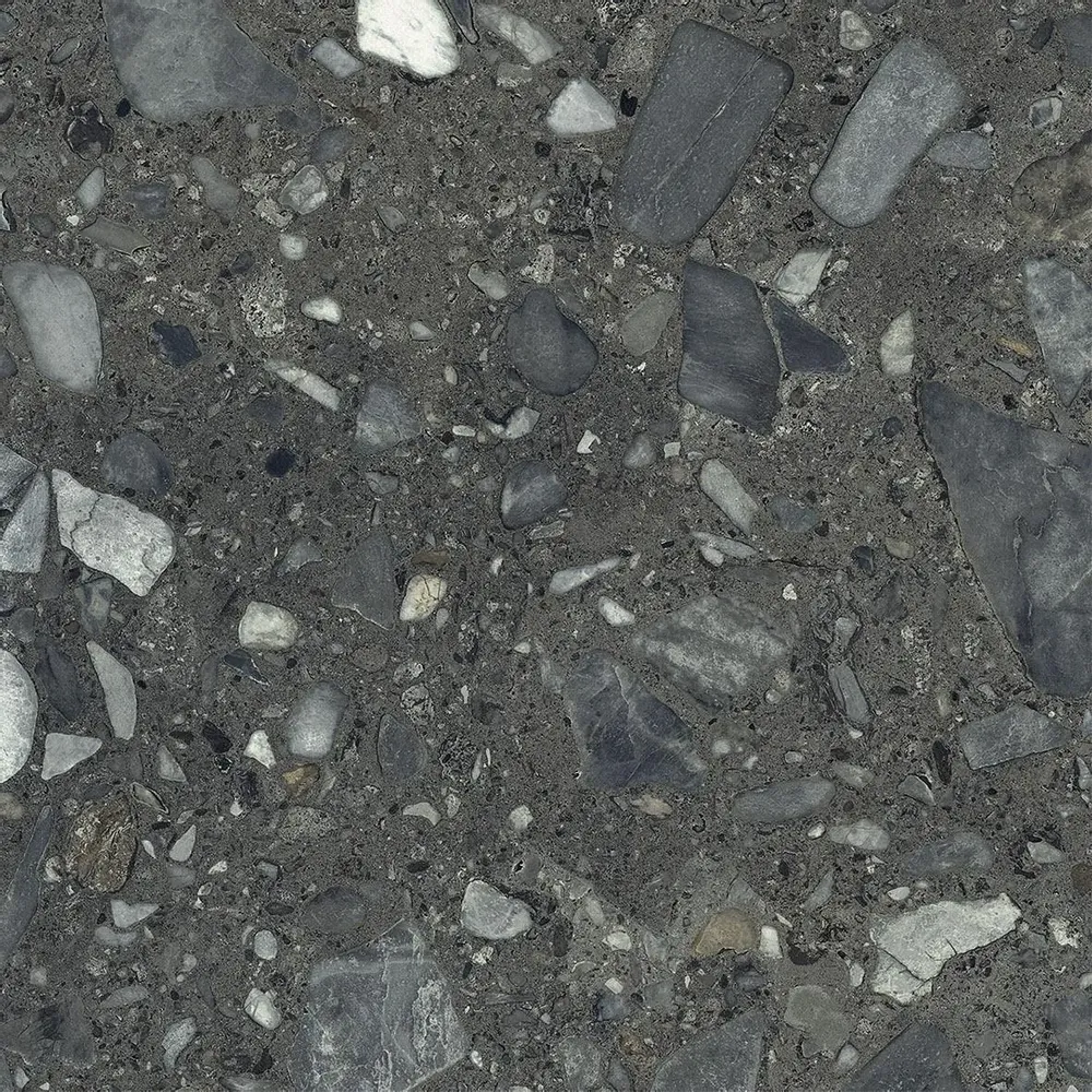 Indoor floor coverings - Stone Effect Porcelain Tiles Ceppo Di Gré Classico Black 60X60 - Ei6091 (Ceramishop.fr) - CERAMISHOP