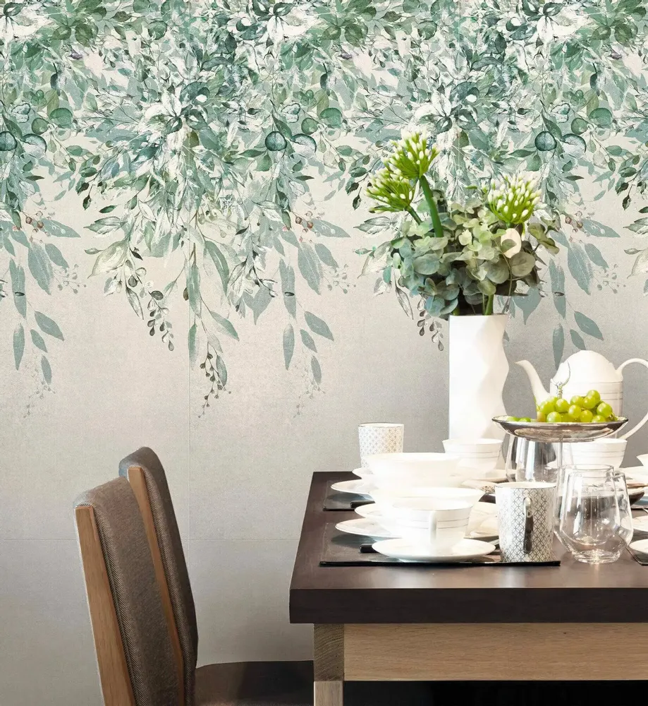 Indoor floor coverings - Decorated Porcelain Stoneware Tile 02 60X120 - EWTF1497 (Ceramishop.fr) - CERAMISHOP