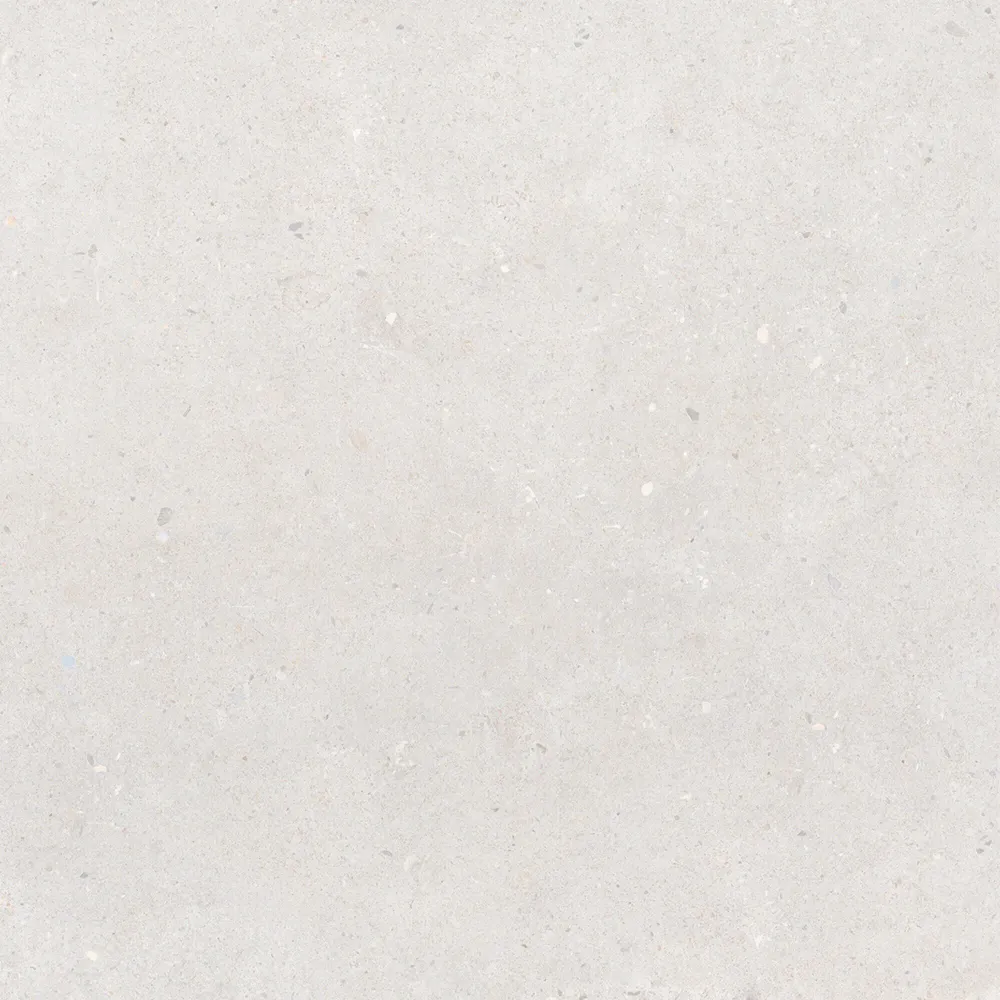 Revêtements sols intérieurs - Grès Cérame Effet Béton Blanc Mat 60X60 - EBFH003 (Ceramishop.fr) - CERAMISHOP